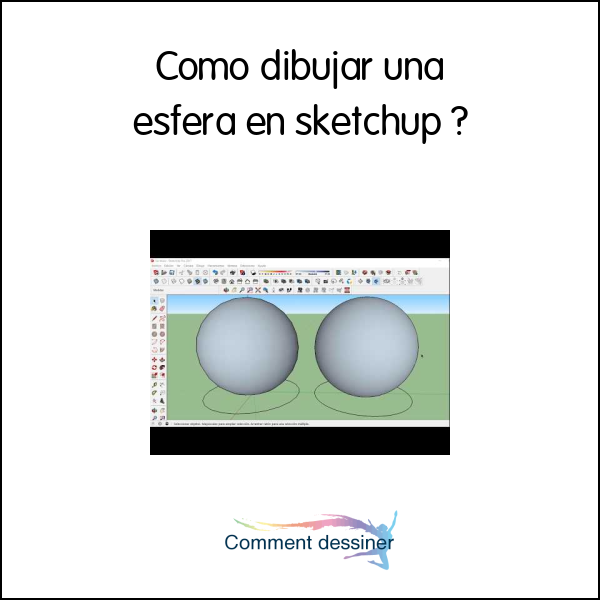 Como dibujar una esfera en sketchup